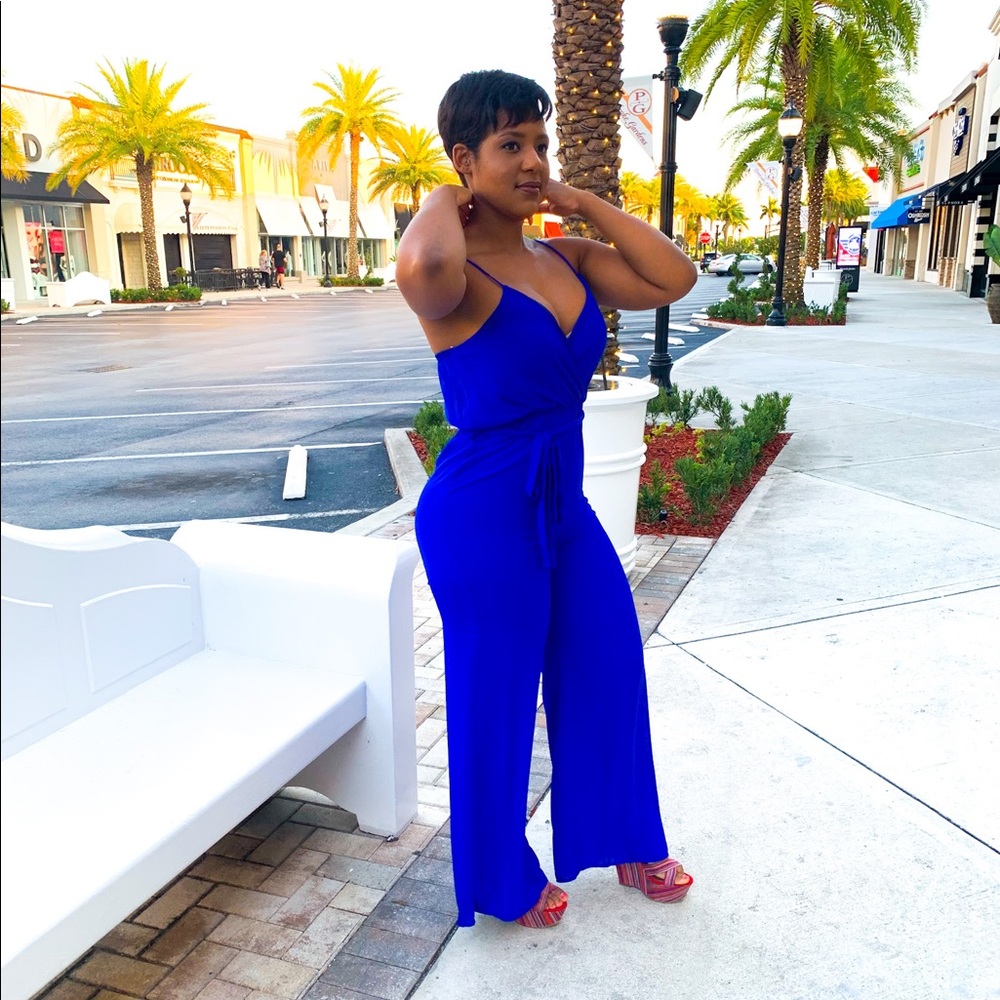 Blue classic jumpsuit